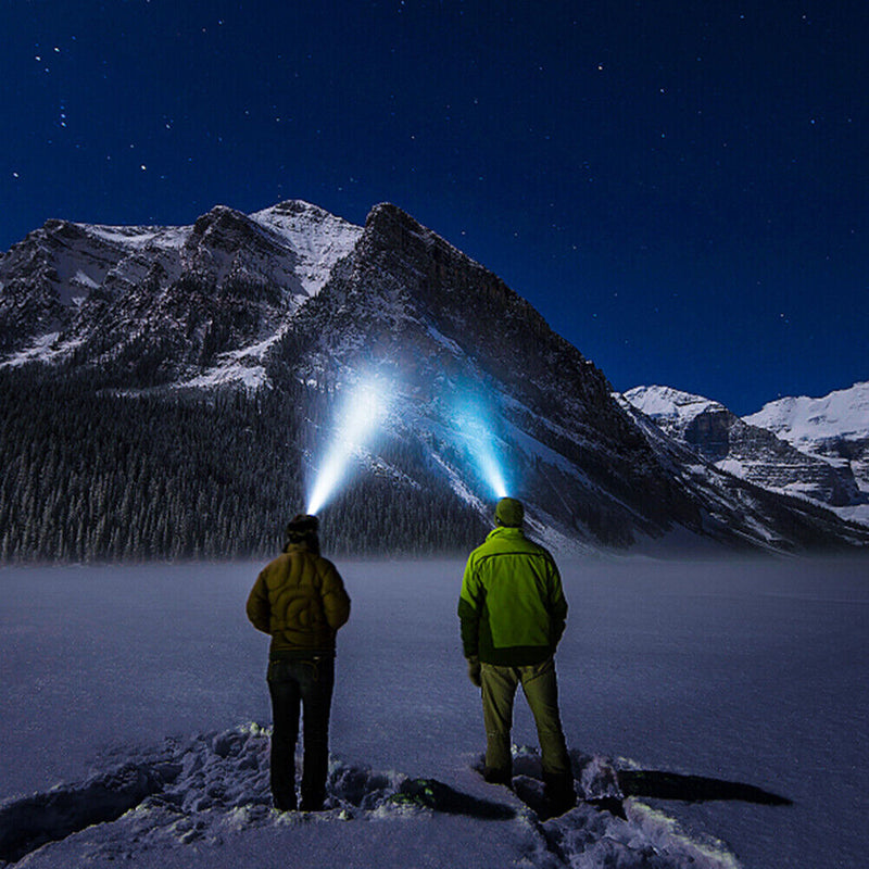 LED Headlamp XPG+COB Sensor Waterproof USB Rechargeable Camping Headlights