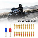 20pcs Tyre Valve Core with 2 Professional Bike Tubes Service Parts Tool for Car