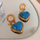 For Women Earrings Jewelry Stud Earrings Dangle Earrings Blue Turquoise