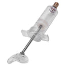 2oz A/C Oil Dye Injector with Low Side Quick Coupler Clear Pants 1/4 SAE R-134a