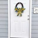 Ukraine Support Wreath Show Solidarity Sunflower Blue Yellow Flower Triangle