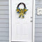 Ukraine Support Wreath Show Solidarity Sunflower Blue Yellow Flower Triangle
