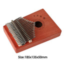 Portable 17 Keys Thumb Piano Wood Kalimba Musical Instrument for Beginner