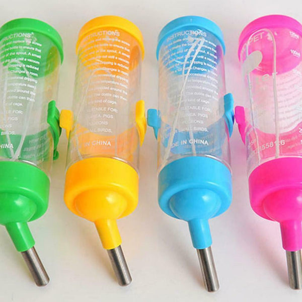 Pet Rabbit Guinea Pig Hamster Water Fountain Drinking 125ML Bottle Feeder GIFT