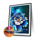 5D Diamond Painting Blue Peony Flower Set Full Round Mosaic Picture Home Decor
