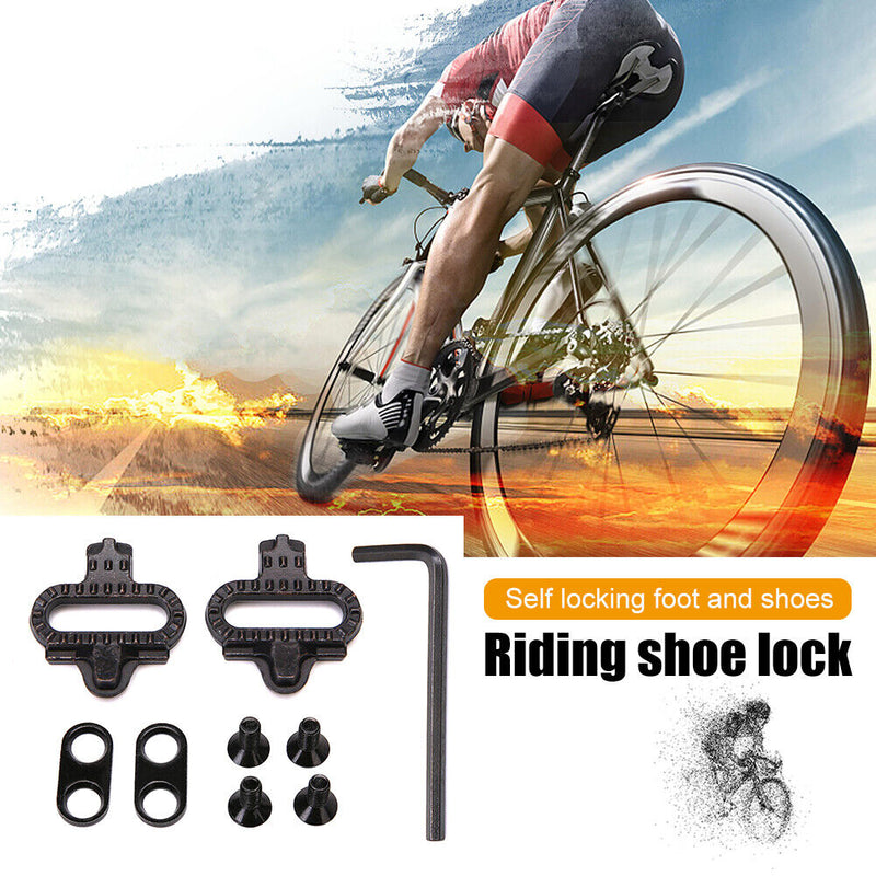 1 Set MTB Mountain Bike Pedal Cleats Cleat Racing Riding Cycling Equipment Newly