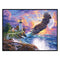 Cross Stitch Full Embroidery Eagle Lighthouse 11CT Stamped Needlework Art Set