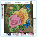 5D DIY Full Drill Diamond Painting Charming Flowers Cross Stitch Embroidery