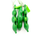 Funny Extrusion Cute Soybean Stress Relieve Squeeze Bean Key Chain Phone Charm