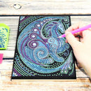 DIY Pterosaur Special Shaped Diamond Painting 50 Page A5 Sketchbook Journal Book