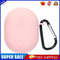 For Redmi AirDots 3 Pro Silicone Protective Case Cover with Keychain (Pink)