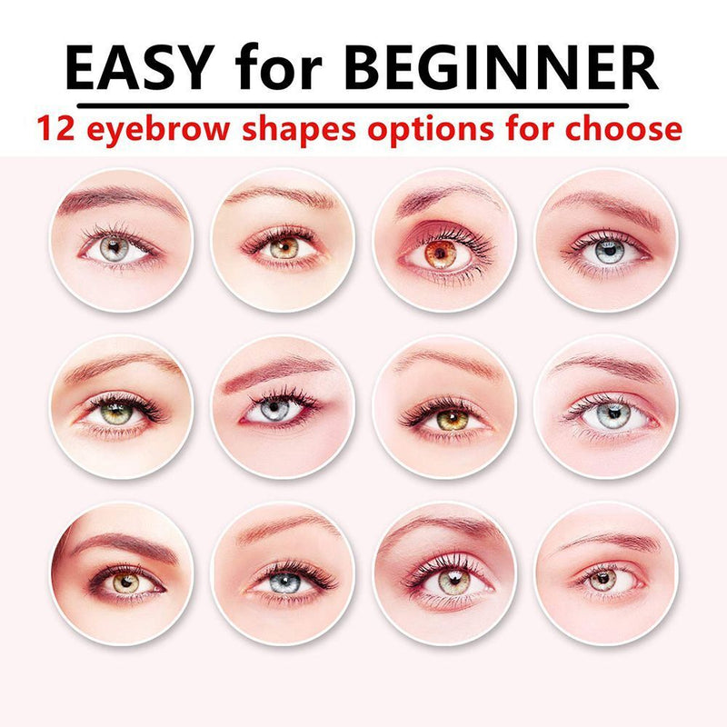 Eyebrow Shaper Kit Stencil Template Eyebrow Razor Easy to draw eyebrow