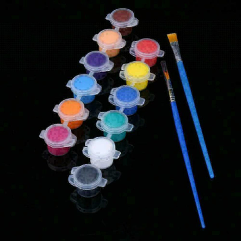 12 Colors/Set Artist Paint Watercolor Draw Painting Pen Tube Box L6C0 G5W1 N4L6