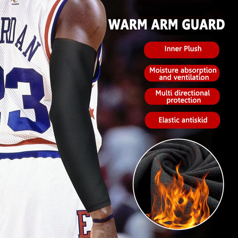 1pc Winter Warm Sports Arm Guard Sleeves Skiing Elbow Protector Pad (XL) Newly