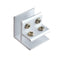 90 Degree Aluminum Double Sides L Type Glass Clamps Support Clip Shelves Q3A3