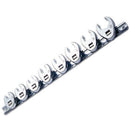 Crow Foot Crowsfeet Wrench Spanner Set 3/8 Drive 10mm - 22mm on Storage Rail