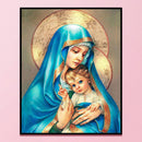 Full Embroidery Printed 3 Strands 11CT Jesus Mother Kit Stamped DIY Cross Stitch