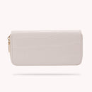 Women Evening Clutch Phone Card Bag Retro PU Alligator Pattern Purse Long Wal