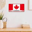 Home Weatherproof Retro Chic Flag Sign Iron Painting Wall Drawing Templates
