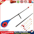 Mini Ice Fishing Rod with Pole Tip Outdoor Winter Fish Tackle (Blue 70mm) Newly