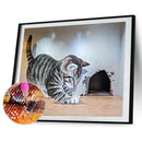Diamond Painting Kit Animal Full Round Drill DIY Rhinestone Picture Decoratio