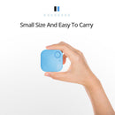 Universal Square Car Tracker Bluetooth-Compatible Anti-Lost Locator (Blue)
