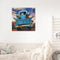 5D DIY Blue Truck Full Round Drill Diamond Painting Kit Artwork Handicraft Newly