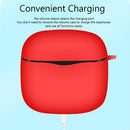 Wireless Earphone Cover for SoundPEATS Air3 Silicone Protector Case (Red) Newly