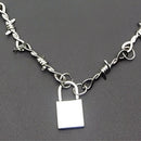 Hip Hop Biker Little Thorns Brambles Dark Gothic Punk Necklace Barbed Wire