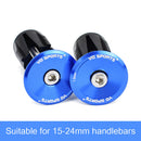 VG Sports 2pcs Bike Handlebar Stopper Bicycle Grip Bar Plug Cap (Blue) Newly