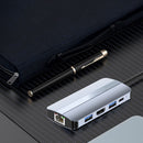 Speed USB Type-C Hub 4K HDMI Docking Station Gigabit Ethernet For Laptop PC