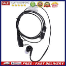 2Pin Sports Earpiece Headset w/ PTT MIC for BAOFENG Retevis Radios Black