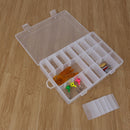 Transparent Fishing Tackle Storage Box Fishing Connector Soft 24 Slots Lure h