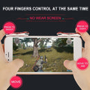 2pcs E9 Mobile Phone Game Controller Physical Joysticks for PUBG STG FPS