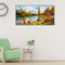 Mountain Lake Deer Oil Paint By Numbers Kit DIY Acrylic Painting on Canvas Set