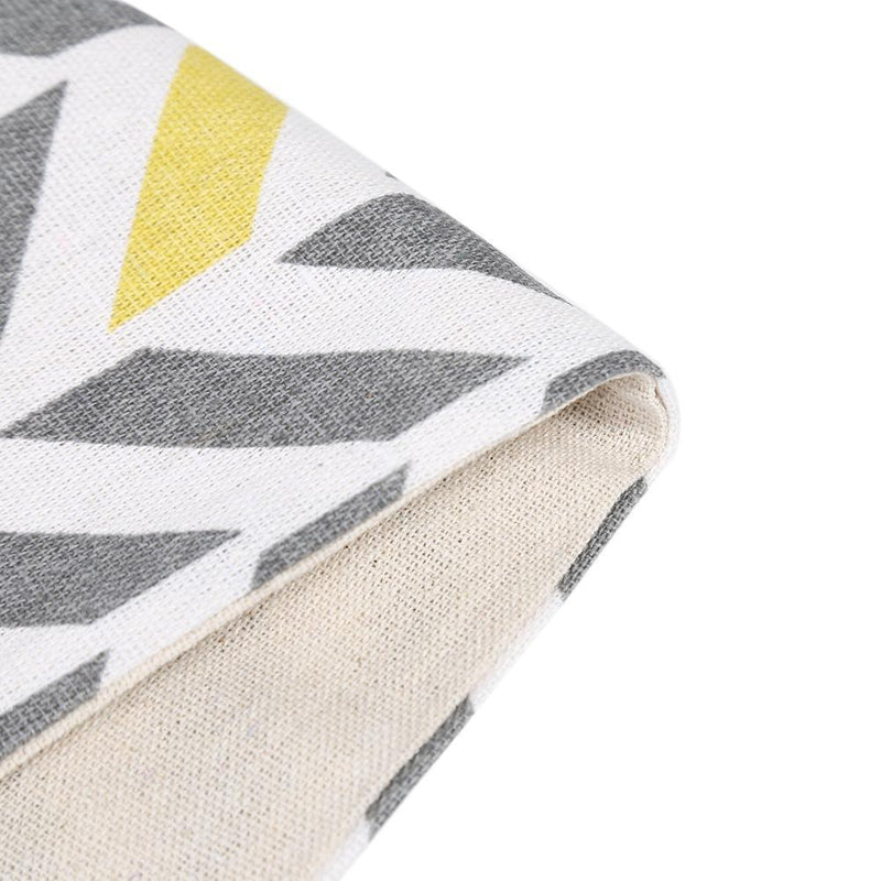 Nordic Style Geometric Pattern Linen Table Runner Tablecloth Coffee Table Cover