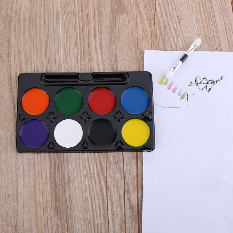 Creative Body Face Watercolor Paints Kid DIY Painting Pigments Tool(8 Color