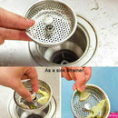 Kitchen Waste Steel Sink Strainer Plug Drain Stopper Basket N8B0 Q0Y3 Z2P1