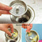 Kitchen Waste Steel Sink Strainer Plug Drain Stopper Basket N8B0 Q0Y3 Z2P1