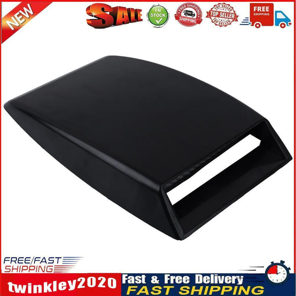 Car Decorative Air Flow Intake Scoop Bonnet Simulation Vent Cover Hood (1) Newly