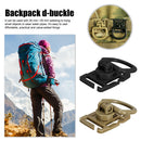 Multifunctional D-ring Backpack Carabiner Rotating Outdoor Hiking Clip Buckles
