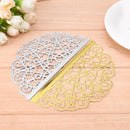 Semicircle Punching Molds Stencils Scrapbook Embossing DIY Craft Album Cards