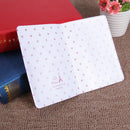 Simple Travel Passport Cover PU Multifunction Tickets Card Holder Case (Red)