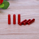 10pcs bike bike brake crims housing ferrule end caps dural bike alum