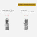 3/8 Quick Connect Fitting Pressure Washer Coupling Connector Adapter Set Newly