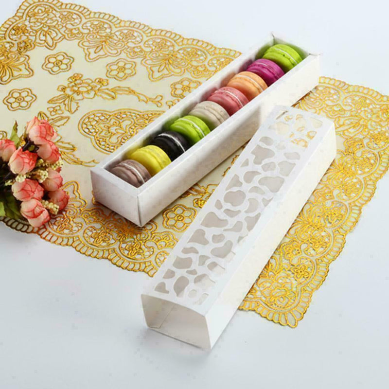 Macaron Paper Boxes Cookie Cake Box Wedding Party Gift Q3X3 D1M4 Useful M3Y6