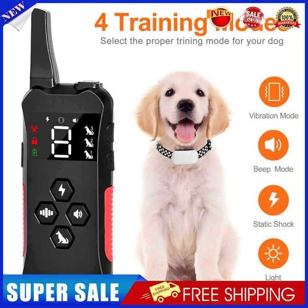 USB Rechargeable Anti Barking Device 4 Modes Waterproof Adjustable Pet Supp