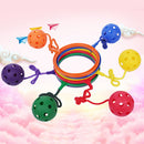 Kids Bouncing Balls One Foot Flashing Jumping Rope Ball Ankle Skip Swing Ball
