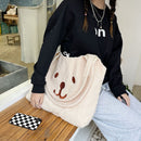 Women Large Capacity Winter Casual Shoulder Pouch Embroidered Shoulder Bags