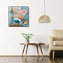 5D DIY Full Drill Diamond Painting Beach Cross Stitch Mosaic Kits Bedroom D